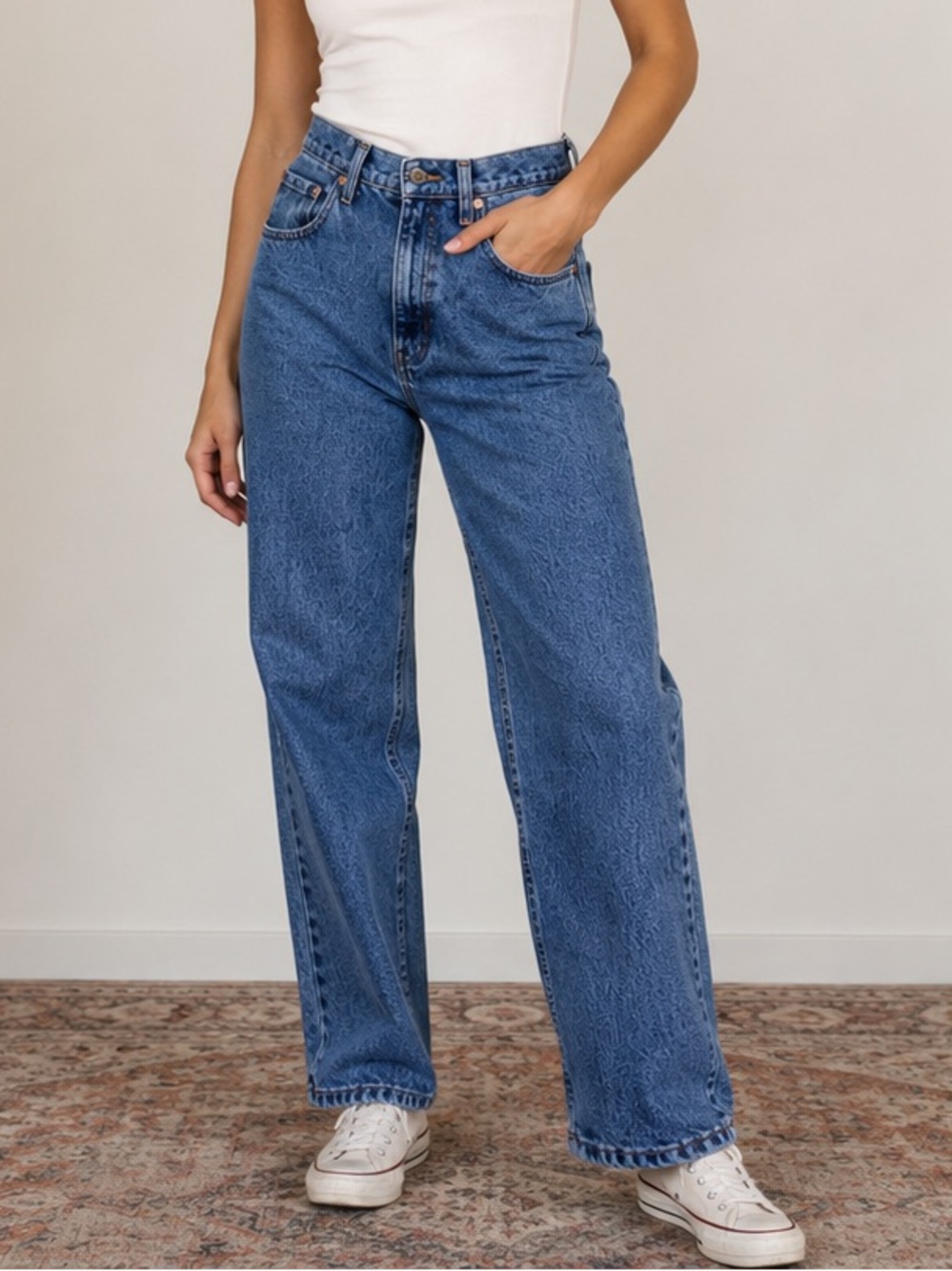 Jordache Vintage Tapered Leg Denim Jeans Retro Cotton Size 13/14 Vtg size